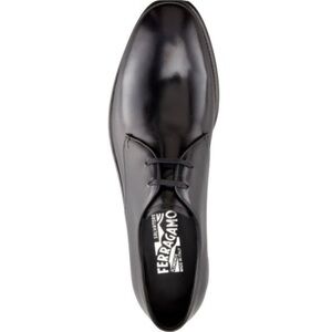 Salvatore Ferragamo Men's Classic Black Oxfords Sz 10.5 E
